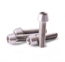 Titanium verjüngte Steckdose Schraube